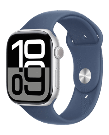 Apple Watch 10 46mm Aluminium Case With Sport Band     Denim