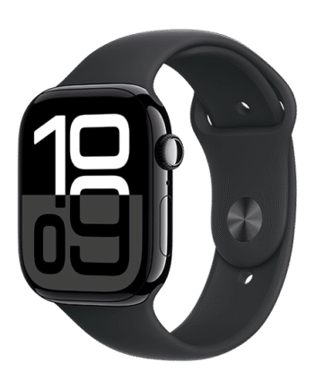 Apple Watch 10 46mm Alu Case With Sport Band     Jet Black